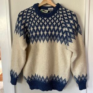 Vintage Scottish wool sweater